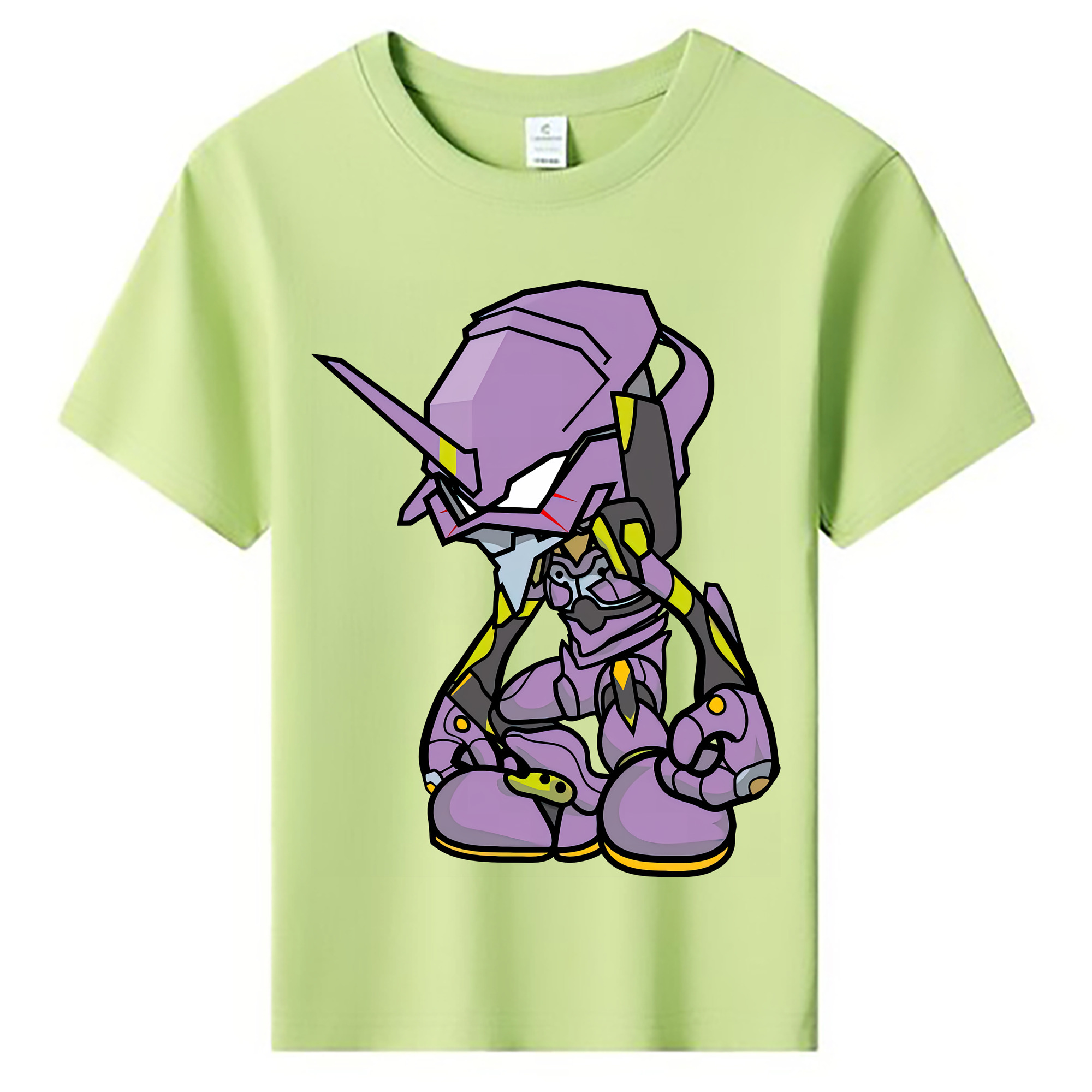 （画像用） EVA 新世紀エヴァンゲリオン 綿100％キッズTシャツ（フロントプリント）